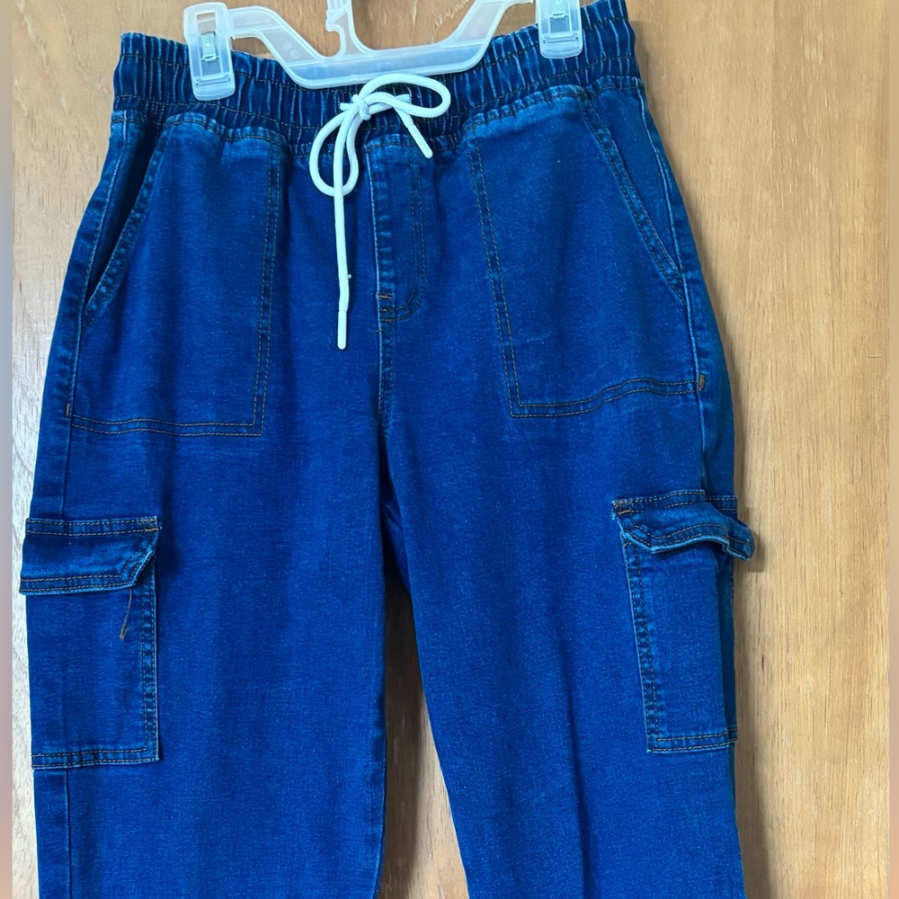 Men's Blue Cargo Pants